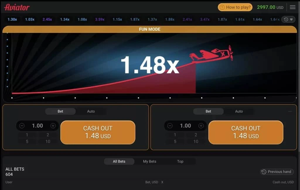 Aviator online game